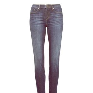 Dark wash skinny jeans